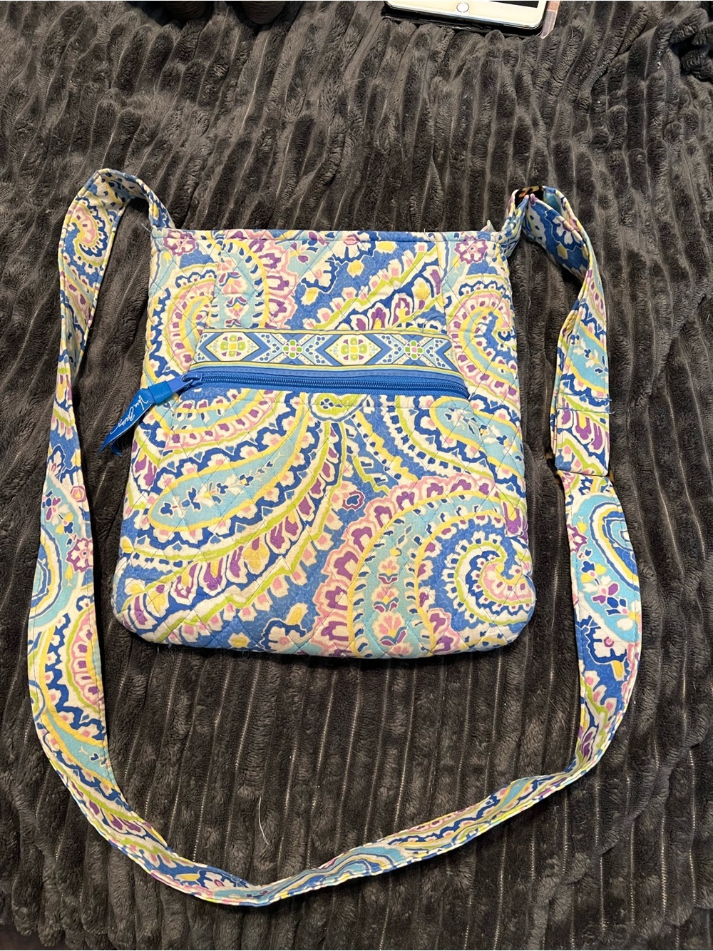 Vera Bradley crossbody bag in retired Capri Blue fabric